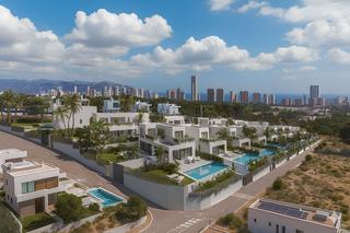 Maison jumelée à Golf Bahía. Villas de lujo de nueva construcción en venta en sierra cortina Maison jumelée à Golf Bahía. Villas de lujo de nueva construcción en venta en sierra cortina