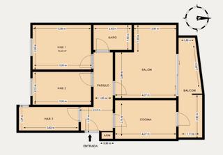 Pis a Vilapicina - Torre Llobeta. 3 habitaciones  balcon exterior Pis a Vilapicina - Torre Llobeta. 3 habitaciones  balcon exterior