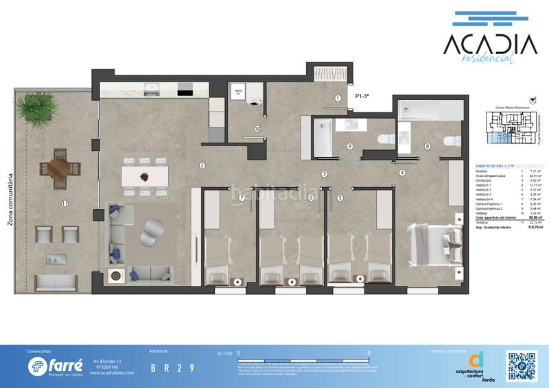 Foto 3d312aa1-bf76-403d-af84-c90e7484caf6. Piso 117m<sup>2</sup> edificio acadia en Cappont Lleida Foto 3d312aa1-bf76-403d-af84-c90e7484caf6. Piso 117m<sup>2</sup> edificio acadia en Cappont Lleida