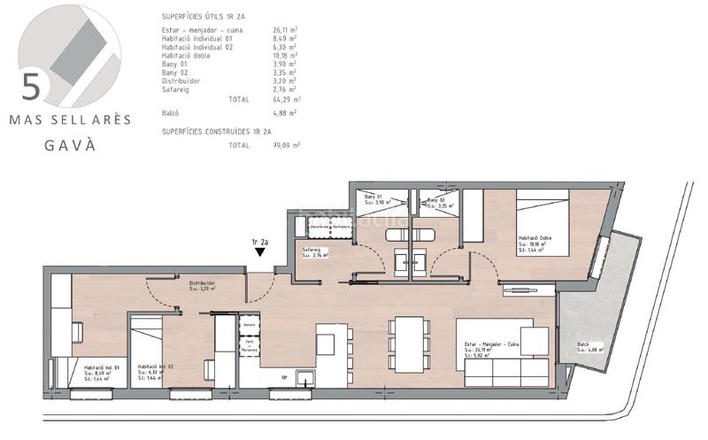 Foto 99dfe08a-212f-4b67-9636-2462b314d94f. Appartement avec chauffage parking dans Centre-Estació Gavà Foto 99dfe08a-212f-4b67-9636-2462b314d94f. Appartement avec chauffage parking dans Centre-Estació Gavà