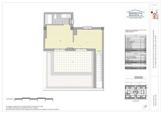 Attique à Carrer montjuic, 17. Obra nueva Attique à Carrer montjuic, 17. Obra nueva