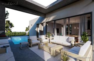 Casa adossada a Baños y Mendigo. Moderno chalet pareado en una planta con piscina privada en murc Casa adossada a Baños y Mendigo. Moderno chalet pareado en una planta con piscina privada en murc