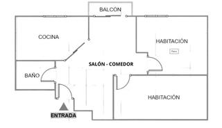 Flat  Carrer sant miquel. C sant miquel piso de metros 34 construidos 32metros útiles con Flat  Carrer sant miquel. C sant miquel piso de metros 34 construidos 32metros útiles con