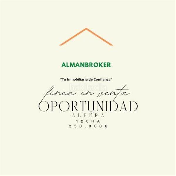 Foto 8d1fd0b5-a8a1-4de9-b45f-c3ed9d0c34a1. Finca rústica 3 fincas a la venta .  120 hectáreas en Alpera Foto 8d1fd0b5-a8a1-4de9-b45f-c3ed9d0c34a1. Finca rústica 3 fincas a la venta .  120 hectáreas en Alpera