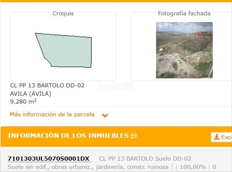 Foto 9334bda5-7e60-4a76-b679-db6a598bd2fe. Terreno residenziale in Sónsoles Ávila Foto 9334bda5-7e60-4a76-b679-db6a598bd2fe. Terreno residenziale in Sónsoles Ávila