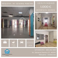 Lloguer Local Comercial Avenida del general pereyra. Local en alquiler en avenida general pereira, requena Lloguer Local Comercial Avenida del general pereyra. Local en alquiler en avenida general pereira, requena