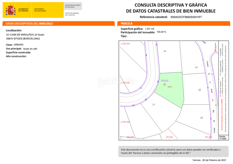 Foto e682daa0-77b6-4e8f-afe6-55074a951796. Terreno residenziale in Can Girona - Terramar - Vinyet Sitges Foto e682daa0-77b6-4e8f-afe6-55074a951796. Terreno residenziale in Can Girona - Terramar - Vinyet Sitges