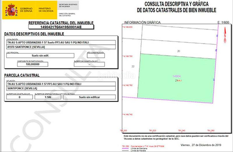 Foto a807a27d-726d-46e5-88b0-0e174f7a519f. Wohngrundstück in extremadura in Santiponce Foto a807a27d-726d-46e5-88b0-0e174f7a519f. Wohngrundstück in extremadura in Santiponce