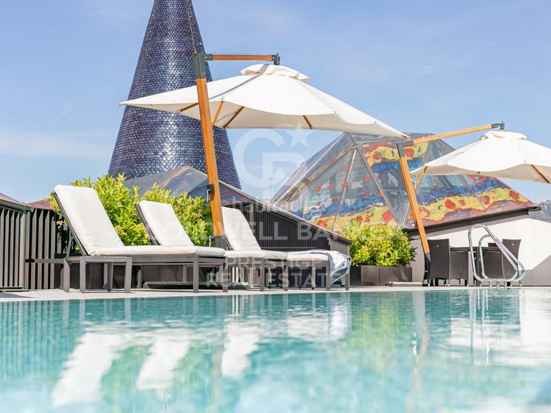 Foto ec2b7d28-1d1e-41ee-a72f-9fe0df67c5a4. Dachwohnung mit pool in Dreta de l´Eixample Barcelona Foto ec2b7d28-1d1e-41ee-a72f-9fe0df67c5a4. Dachwohnung mit pool in Dreta de l´Eixample Barcelona