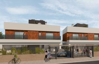 Reihenhaus in Pilar de la Horadada Ciudad. Este nuevo proyecto se conforma por 4 exclusivas villas adosadas Reihenhaus in Pilar de la Horadada Ciudad. Este nuevo proyecto se conforma por 4 exclusivas villas adosadas