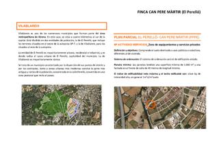 Masia a Carrer de la farigola 50. Masia històrica can pere màrtir Masia a Carrer de la farigola 50. Masia històrica can pere màrtir
