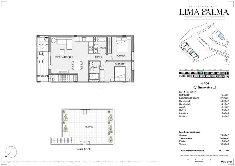 Foto 27afdc3d-1f9f-46a3-b966-833eae3128da. Penthouse 134m<sup>2</sup> with heating pool in Es Coll d´En Rabassa Palma de Mallorca Foto 27afdc3d-1f9f-46a3-b966-833eae3128da. Penthouse 134m<sup>2</sup> with heating pool in Es Coll d´En Rabassa Palma de Mallorca