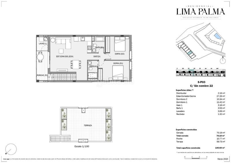 Foto 9e65f10a-3af2-484a-a89a-525801666ba6. Penthouse 141m<sup>2</sup> with heating pool in Es Coll d´En Rabassa Palma de Mallorca Foto 9e65f10a-3af2-484a-a89a-525801666ba6. Penthouse 141m<sup>2</sup> with heating pool in Es Coll d´En Rabassa Palma de Mallorca