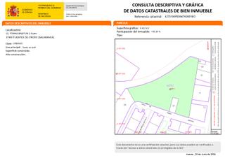 Terreny residencial a Calle tomás bretón 6. Terreno urbano en fuentes de oñoro Terreny residencial a Calle tomás bretón 6. Terreno urbano en fuentes de oñoro
