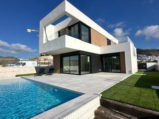 Xalet a Balcón de Finestrat-Terra Marina. Villa moderna de diseño exclusivo con vistas panorámicas a benid Xalet a Balcón de Finestrat-Terra Marina. Villa moderna de diseño exclusivo con vistas panorámicas a benid