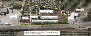 Solar industrial en N-340. km. 1093,5,. Solar industrial 14.000 m2 en venta en l’ampolla Solar industrial en N-340. km. 1093,5,. Solar industrial 14.000 m2 en venta en l’ampolla