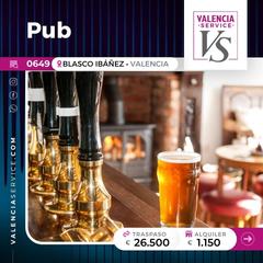 Traspàs Local Comercial a Ciutat Jardí. 0649 pub en zona blasco ibáñezalgiros Traspàs Local Comercial a Ciutat Jardí. 0649 pub en zona blasco ibáñezalgiros