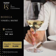 Traspàs Local Comercial a Pueblo. 0610 bodega vinería bistró en la eliana Traspàs Local Comercial a Pueblo. 0610 bodega vinería bistró en la eliana