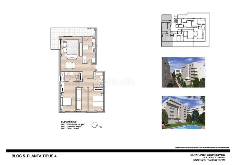 Foto 11da959e-feb3-4f84-8241-c26b686dca36. Penthouse 164m<sup>2</sup> with heating pool in Barri dels Escriptors Salt Foto 11da959e-feb3-4f84-8241-c26b686dca36. Penthouse 164m<sup>2</sup> with heating pool in Barri dels Escriptors Salt