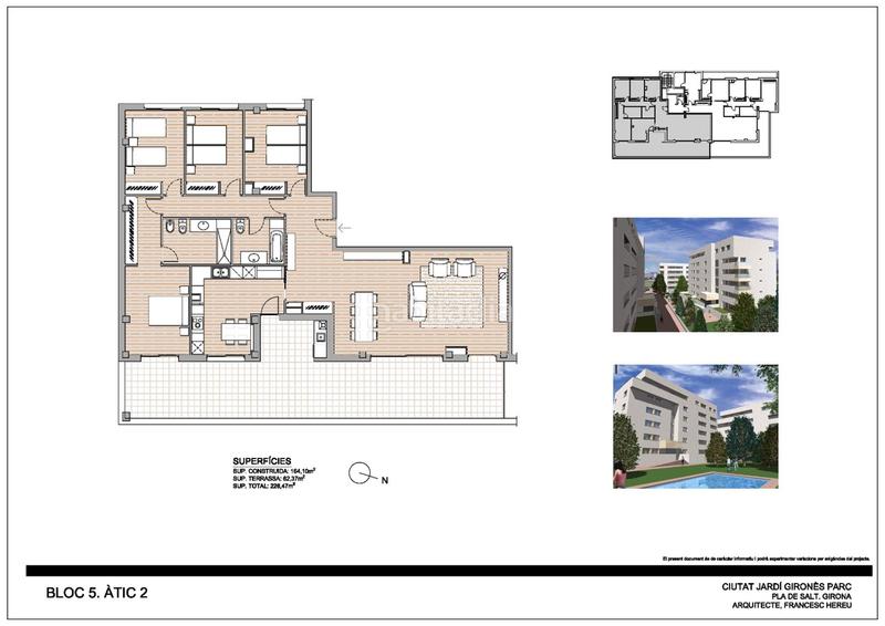 Foto 122ca515-097b-4bed-9857-c70ca2eeb757. Penthouse 164m<sup>2</sup> with heating pool in Barri dels Escriptors Salt Foto 122ca515-097b-4bed-9857-c70ca2eeb757. Penthouse 164m<sup>2</sup> with heating pool in Barri dels Escriptors Salt