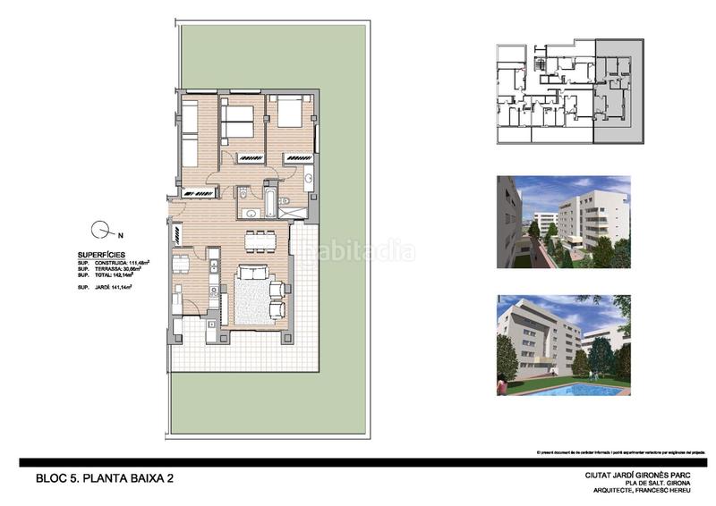 Foto b534c4a0-e111-468c-90ea-252dc7e10041. Penthouse 164m<sup>2</sup> with heating pool in Barri dels Escriptors Salt Foto b534c4a0-e111-468c-90ea-252dc7e10041. Penthouse 164m<sup>2</sup> with heating pool in Barri dels Escriptors Salt