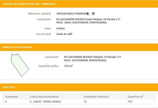 Residential Plot in Soutomaior. Terreno edificable de 656m2 frente al ayuntamiento de soutomaior Residential Plot in Soutomaior. Terreno edificable de 656m2 frente al ayuntamiento de soutomaior