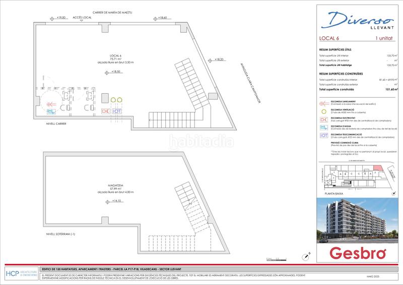 Foto 2b0f4372-dd83-4c02-a57a-ee9bec11e9df. Local commercial 151m<sup>2</sup> dans Torre-roja-Campreciós Viladecans Foto 2b0f4372-dd83-4c02-a57a-ee9bec11e9df. Local commercial 151m<sup>2</sup> dans Torre-roja-Campreciós Viladecans
