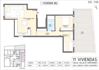Rez-de-chaussée à Archena. Vendemos piso de nueva construcción en planta baja Rez-de-chaussée à Archena. Vendemos piso de nueva construcción en planta baja