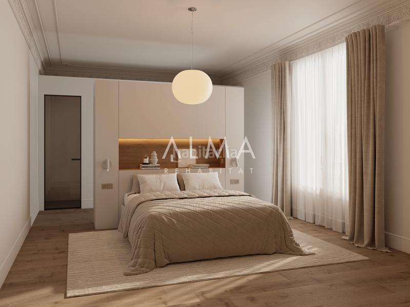 Foto 4fc1a76e-c1b0-44e6-848d-0cb1392d4608. Piso el proyecto mallorca combina amplitud, luz y localización en un entorno único. en Barcelona