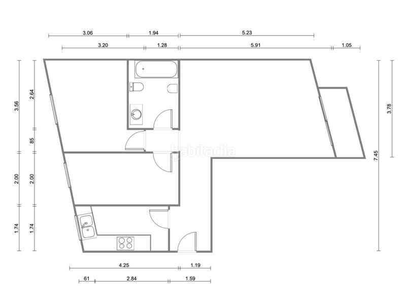 Foto 23e09a09-6141-4a6e-88bf-a16a52696180. Appartamento con riscaldamento in Eixample Sabadell