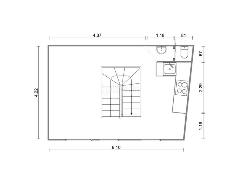 Foto 0d31f724-331a-4d46-b001-7a3113d0369b. Casa aparellada amb calefacció a Centre Sabadell