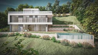 Casa  Carrer leo. Obra nueva. villa moderna con vistas al mar en santa maria de ll