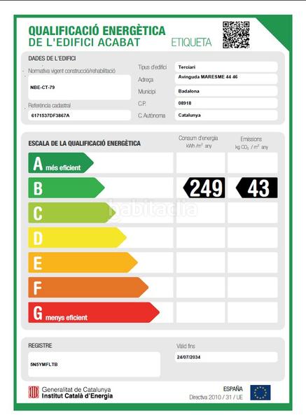 Foto 68c7f015-52a6-496f-8ca7-23b019a289d7. Miete büro in avenida del maresme 44 in El Remei Badalona