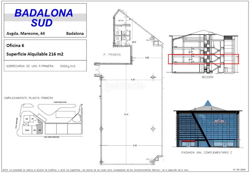Foto 9a3ccd2e-f27d-4a3b-8dc1-6e209e09e480. Rent office space in avenida del maresme 44 in El Remei Badalona