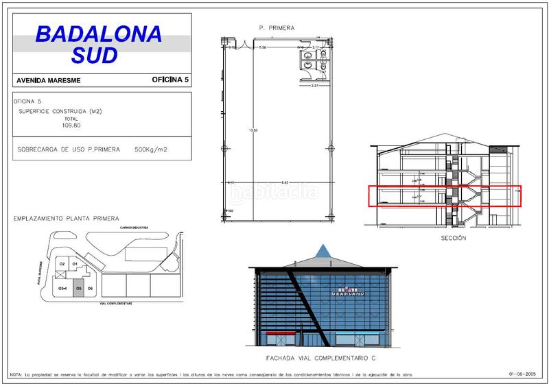 Foto 536d026e-865a-45ac-a789-6b83af89bbd0. Location bureau dans avenida del maresme 44 dans El Remei Badalona