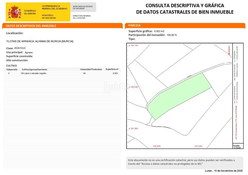 Foto 1c11e34a-b64e-45a3-ab1f-7235735d74b2. Landgut in Totana