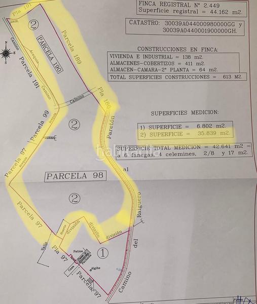 Foto 85fc35be-a465-4a95-b57c-9a0e313cba7b. Rural plot in Totana