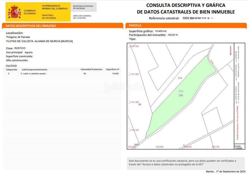 Foto fc867995-bb20-4add-9e6f-9055c9ca1bc4. Finca rústica a Sierra de Carrascoy Alhama de Murcia