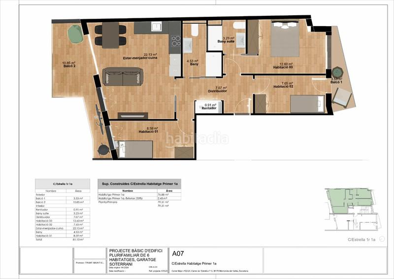 Foto 113192a6-a3fb-4c77-b251-fc33f1a3eaad. Promotion Calle Major y Estrella dans Montornès del Vallès. Logements de biens neufs