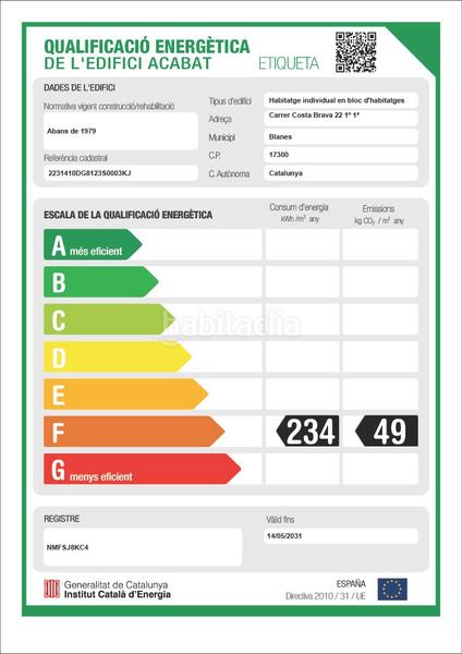 Foto 41f0b96b-0930-4c38-98f1-6dc1433e4e79. Apartament amb calefacció a Els Pins Blanes