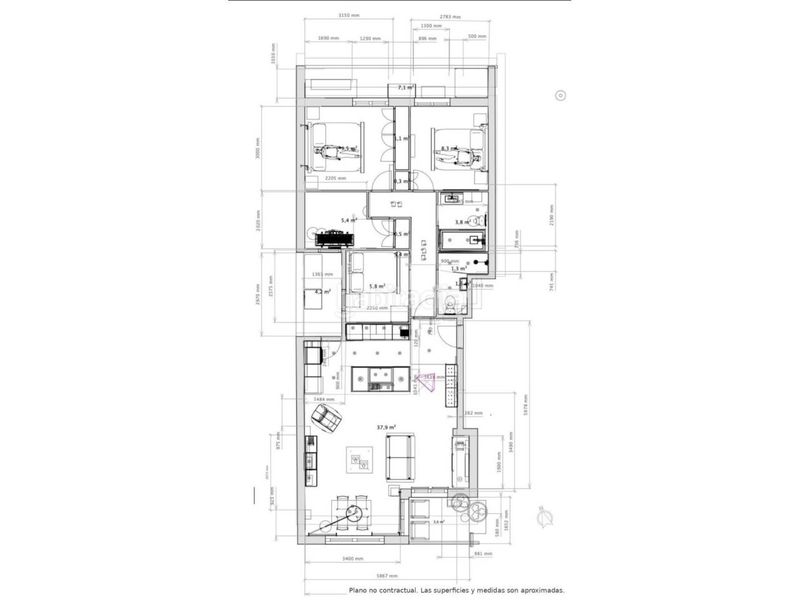 Foto f75ff323-1c50-4f0d-bad6-b0ada66fa214. Pis amb calefacció aparcament piscina a Aiguadolç - Sant Sebastià Sitges