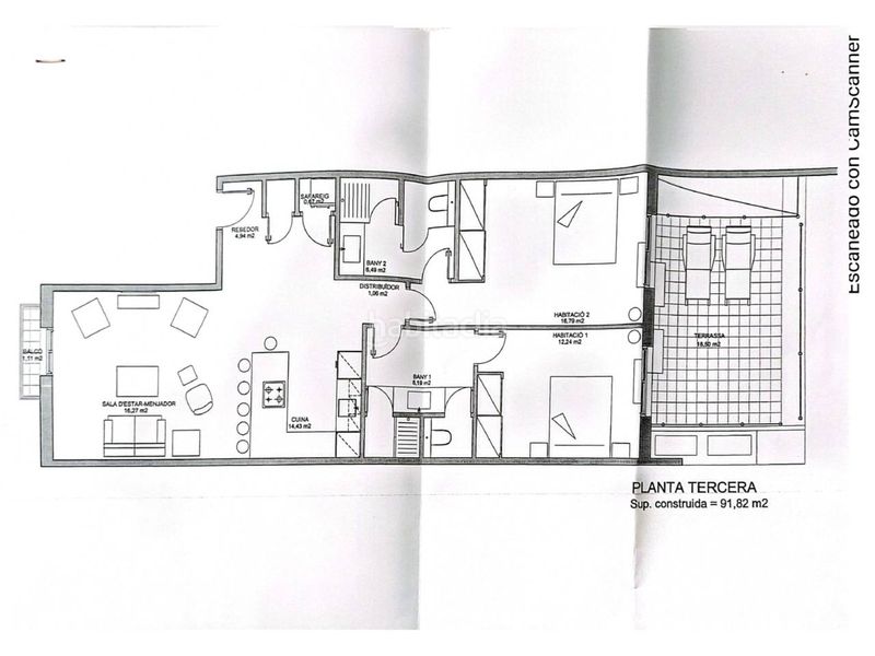 Foto 3807d373-e415-4811-a7be-cf46066b511f. Àtic a Centre Sitges