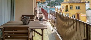 Dachwohnung  Francesc de blanes. Apartamento en el centro de llafranc con terraza y vista al mar.