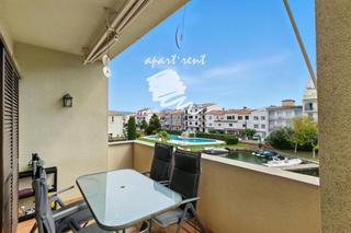 Etagenwohnung  Port de sotavent. Port sotavent apartamento con vistas al canal y con piscina, par