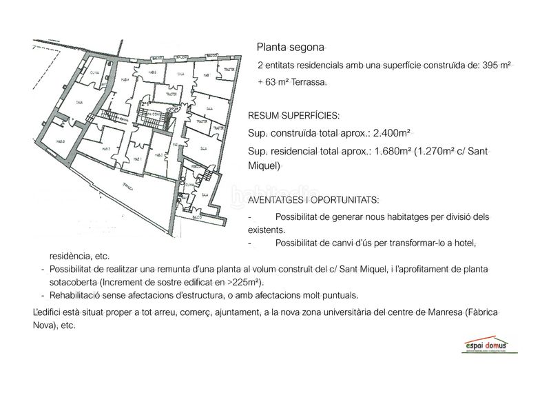 Foto 081ced3c-0e72-42c1-9b90-588b3160695d. Edifici a carrer de sant miquel 35 a Barri Antic Manresa