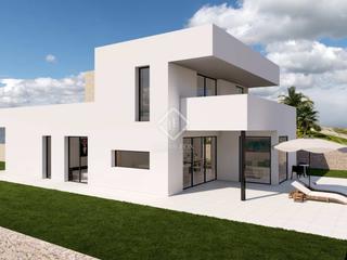 Chalet à Tanques del Carme-Fort de l´Eau. Villa de obra nueva de 4 dormitorios con piscina en venta en maó