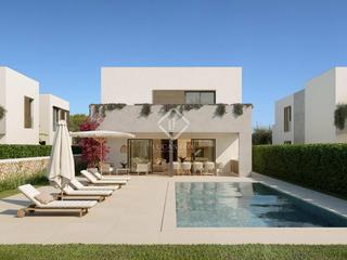 Xalet a Cala en Porter. Moderna villa de obra nueva con piscina privada, jardín y garaje