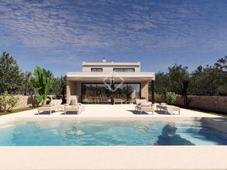 Chalet en Cala Blanca. Villa de obra nueva de 3 dormitorios con excelentes acabados y p
