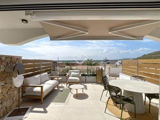Chalet à Fornells. Lujosa casa adosada de obra nueva con 4 dormitorios, 95 m de ter