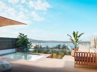Xalet a Fornells. Casa de lujo adosada de obra nueva de 3 dormitorios con 107m ter
